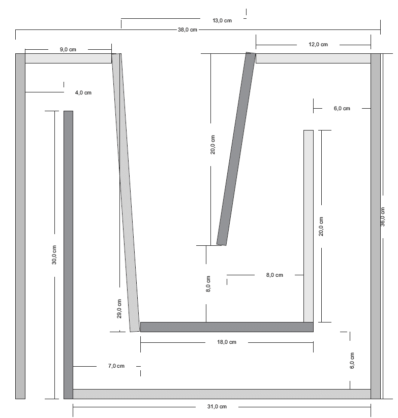 quadratisches Boxdidge